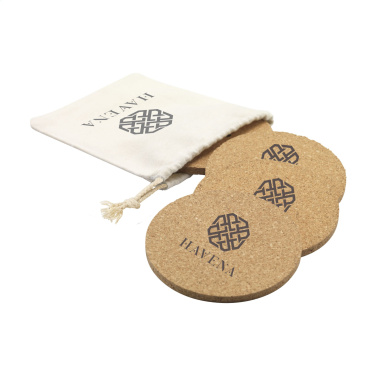 Logo trade promotional product photo of: Cork Coaster Set