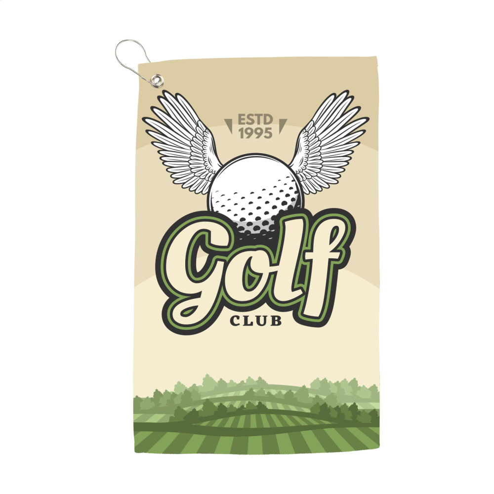 Logotrade promotional item image of: GolfTowel 400 g/m² 30x50