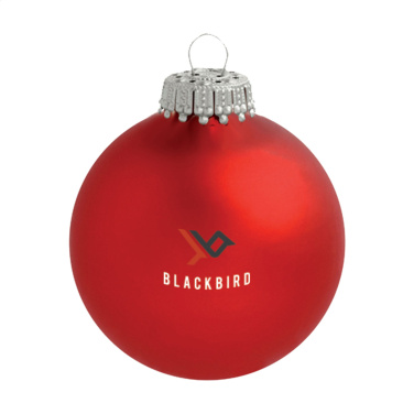 Logo trade promotional giveaways image of: Christmas Bauble Ø 6 cm - Made in Europe