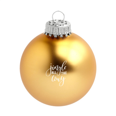 Logotrade promotional giveaways photo of: Christmas Bauble Ø 6 cm - Made in Europe