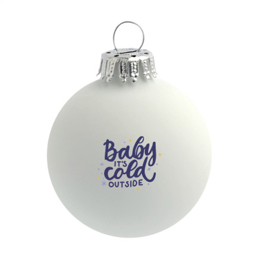 Logo trade advertising product photo of: Christmas Bauble Ø 6 cm - Made in Europe