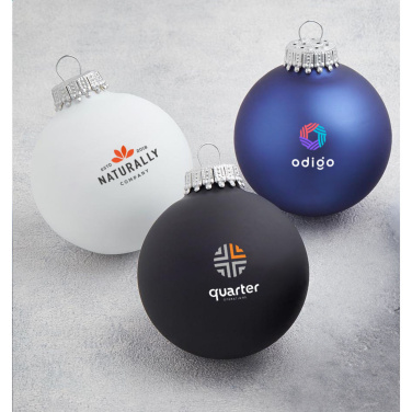 Logotrade promotional gift picture of: Christmas Bauble Ø 6 cm - set of 4 - Made in Europe