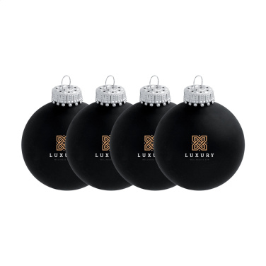 Logo trade promotional giveaways picture of: Christmas Bauble Ø 6 cm - set of 4 - Made in Europe