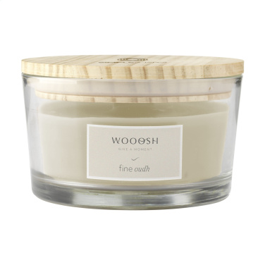 Logo trade promotional merchandise image of: Wooosh Flame Scented Candle Fine Oudh