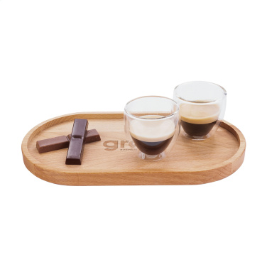 Logo trade business gift photo of: Harmony Serving Tray Oval