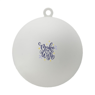 Logo trade promotional giveaways image of: Christmas Bauble Ø 7 cm Recycled PP - Made in Europe