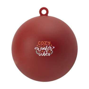 Logotrade promotional product image of: Christmas Bauble Ø 7 cm Recycled PP - Made in Europe