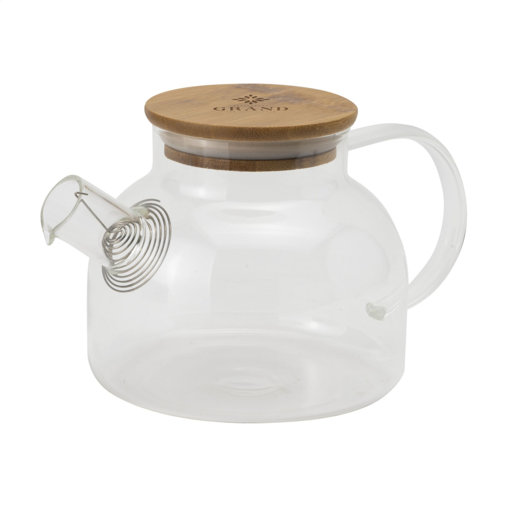 Logo trade promotional gifts image of: Teatime Glass Teapot