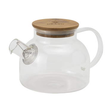 Logo trade promotional giveaway photo of: Teatime Glass Teapot