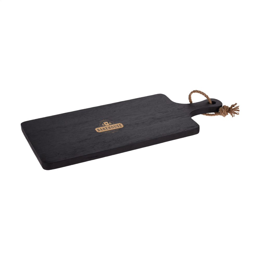 Logotrade promotional gift picture of: Black Board Rubberwood cutting board