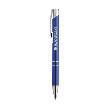 Logo trade business gifts image of: Ebony Shiny pen