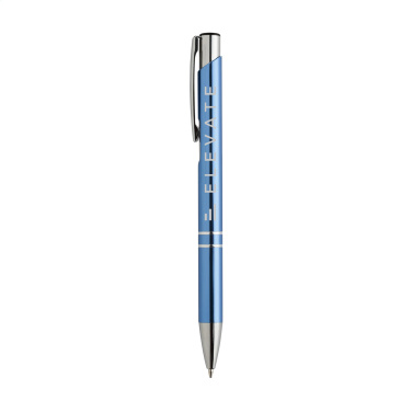 Logo trade business gifts image of: Ebony Shiny pen