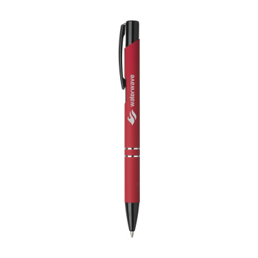 Logotrade promotional gift picture of: Ebony Rubberised pen