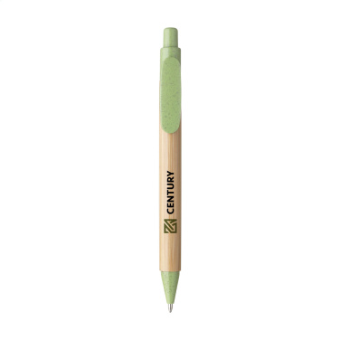 Logo trade promotional merchandise picture of: Bamboo Wheat Pen wheat straw ballpoint pen