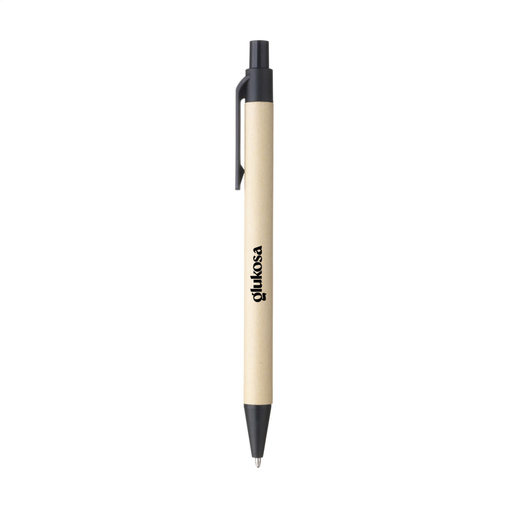 Logo trade business gifts image of: Bio Degradable Natural pen