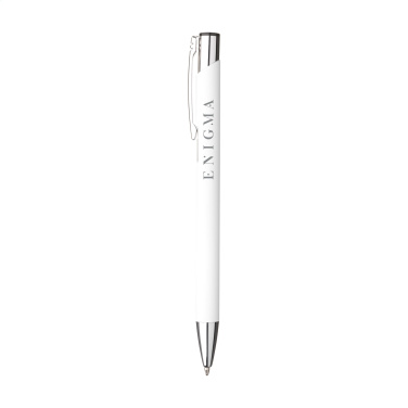 Logo trade promotional products image of: Ebony Soft Touch pen