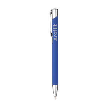 Logo trade business gift photo of: Ebony Soft Touch pen