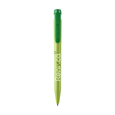 Logotrade promotional merchandise image of: Stilolinea Ingeo Pen Green Office