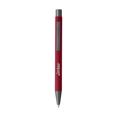 Logo trade advertising products image of: Brady Soft Touch Recycled Alu pens