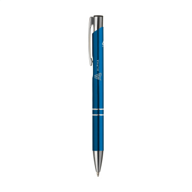 Logo trade promotional gifts image of: Ebony Recycled Alu pens