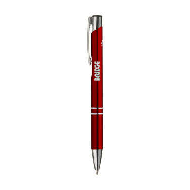 Logo trade promotional item photo of: Ebony Recycled Alu pens