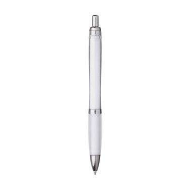 Logo trade promotional item photo of: Athos Solid GRS Recycled ABS pen