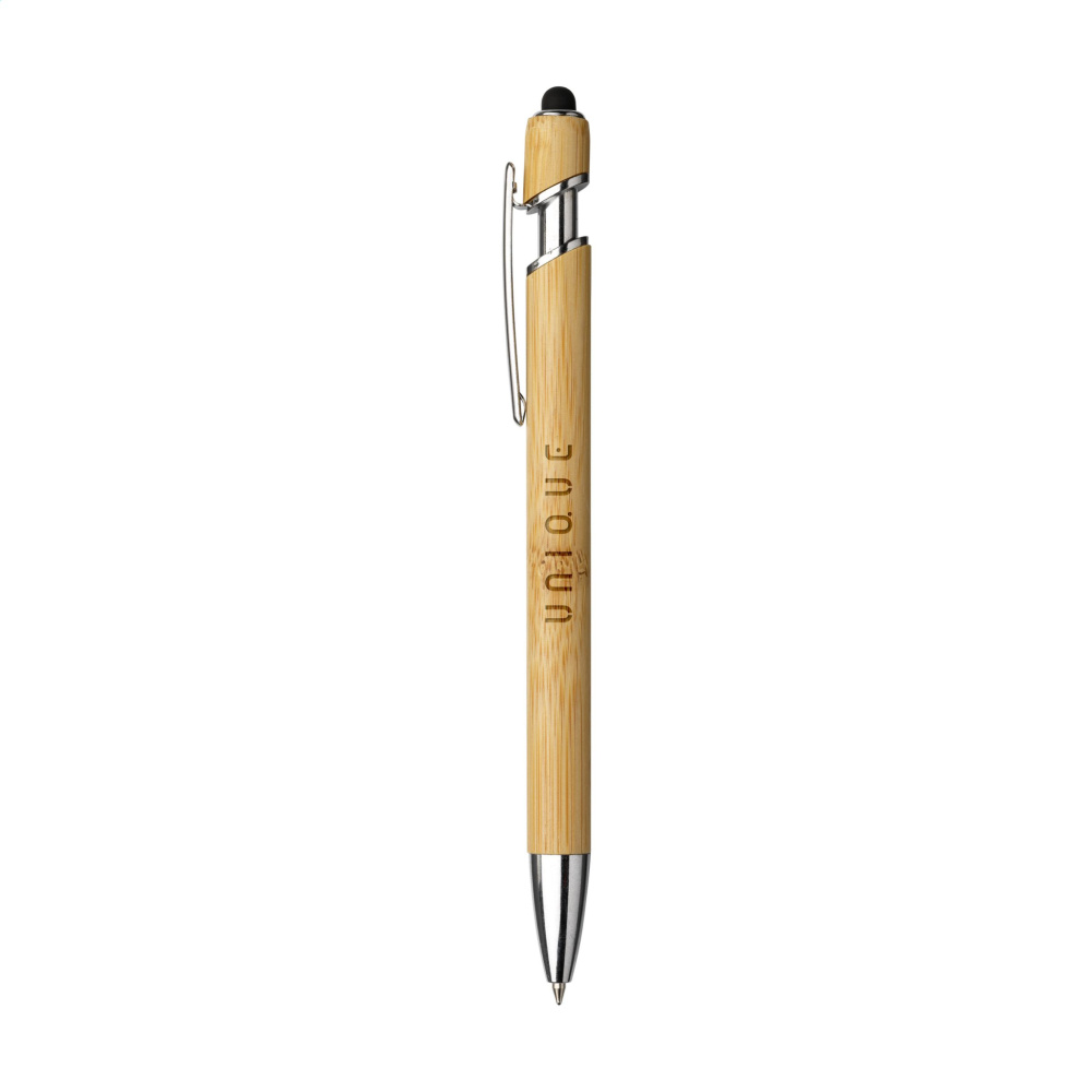 Logotrade advertising product picture of: Luca Touch Bamboo stylus pen