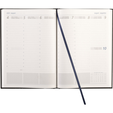 Logo trade promotional gifts image of: Eurodirect Balacron diary A5 4-languages