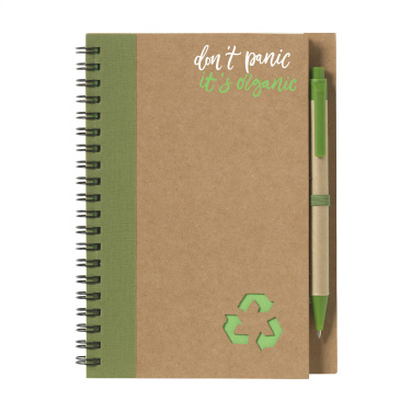 Logo trade promotional giveaways image of: Recycle Note-L Paper notebook