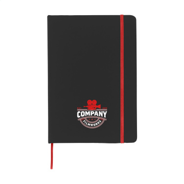 Logo trade promotional item photo of: BlackNote A5 Paper notebook