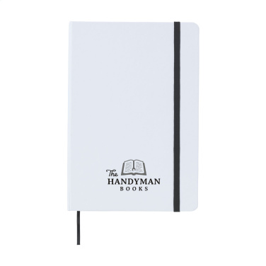 Logo trade promotional gifts image of: WhiteNote A5 Paper notebook