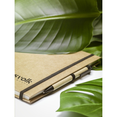 Logo trade promotional product photo of: Pocket ECO Paper A5 notebook