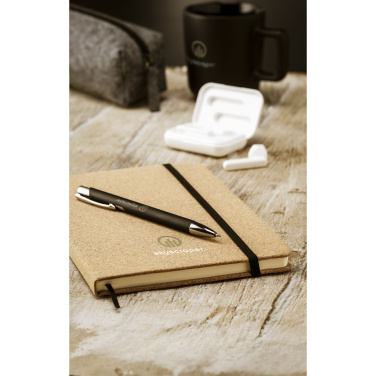 Logo trade corporate gift photo of: CorkNote A5 Paper notebook