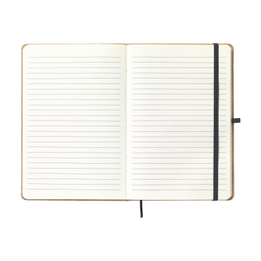 Logo trade promotional items picture of: CorkNote A5 Paper notebook