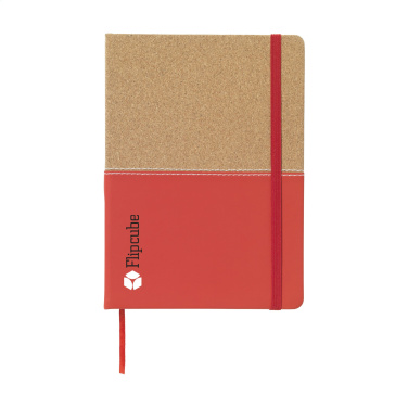 Logo trade promotional merchandise photo of: Journal Cork Paper Notebook