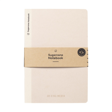 Logotrade promotional merchandise picture of: Sugarcane Paper Notebook A5