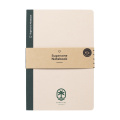 Sugarcane Paper Notebook A5, green