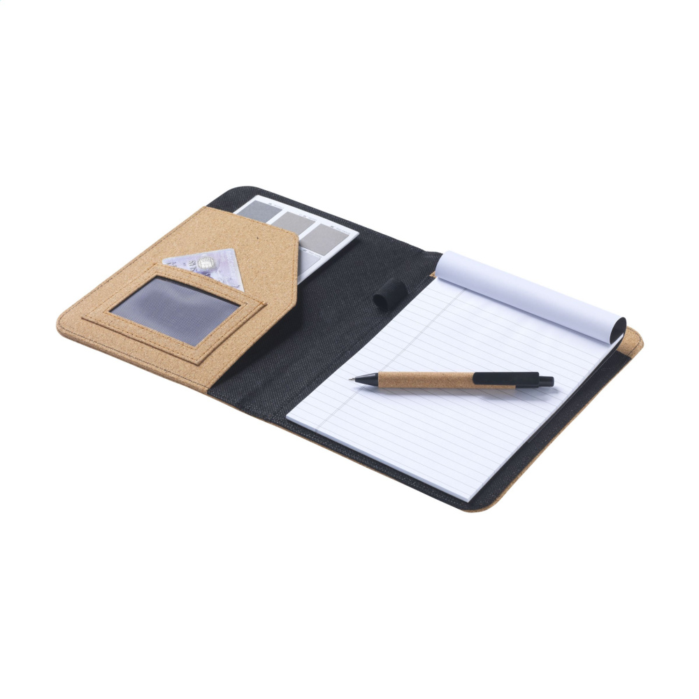 Logo trade promotional giveaways picture of: Eco Conference Cork A5 document folder