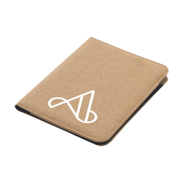 Logo trade promotional merchandise picture of: Eco Conference Cork A5 document folder