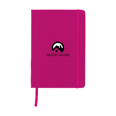 Logotrade promotional merchandise image of: BudgetNote A5 Blanc Paper notebook