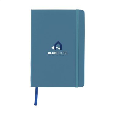 Logo trade promotional merchandise image of: BudgetNote A5 Blanc Paper notebook