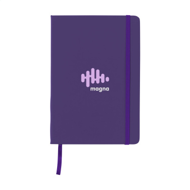 Logo trade promotional giveaways picture of: BudgetNote A5 Lines Paper Notebook