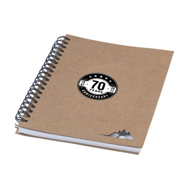 Logo trade business gifts image of: StonePaper Notebook