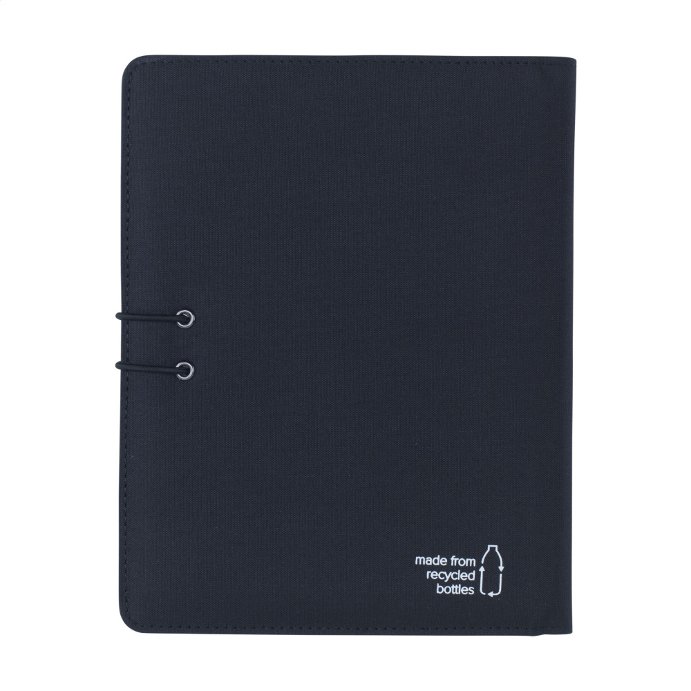 Logo trade promotional gifts image of: Quest Portfolio RPET A5 document folder