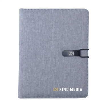 Logo trade corporate gift photo of: Quest Portfolio RPET A5 document folder