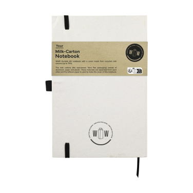 Logo trade promotional giveaway photo of: Milk-Carton Paper Notebook A5