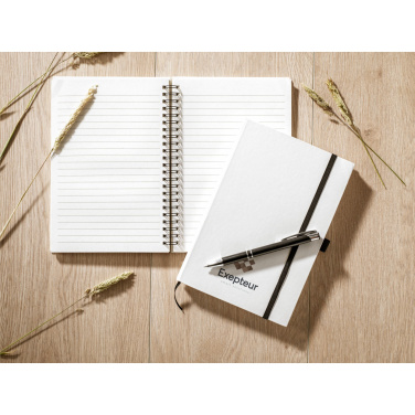 Logo trade advertising product photo of: Milk-Carton Wire-O Paper Notebook A5