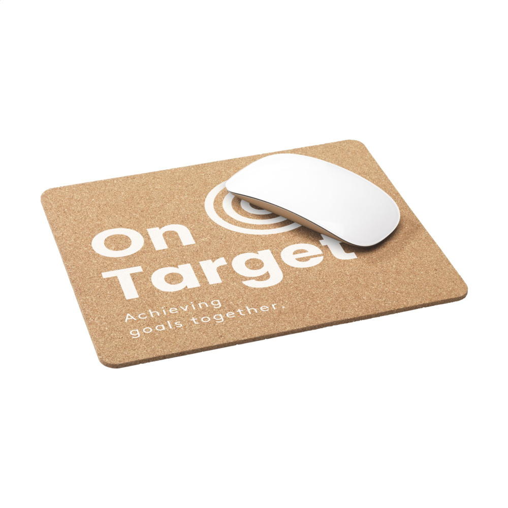 Logo trade promotional merchandise picture of: Lisbao Cork Mousepad