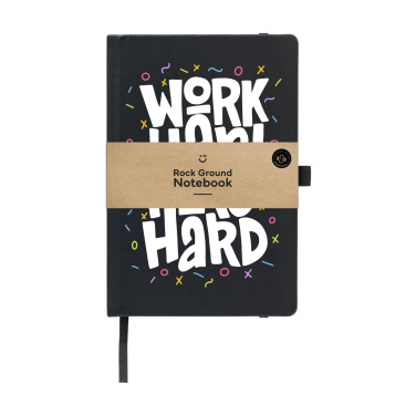 Logo trade promotional products picture of: Rock Ground Paper Notebook A5