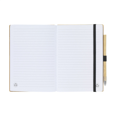 Logo trade business gift photo of: BambooPlus Paper Notebook A5 - Inkless Pen